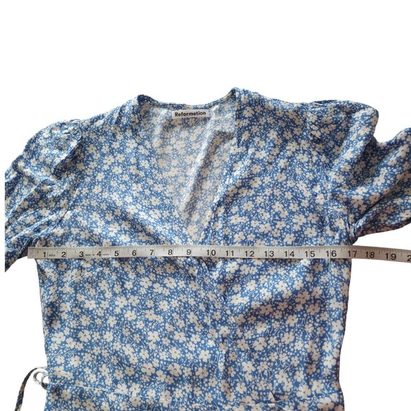 Reformation Laurent Mini wrap dress - Picture 9 of 14